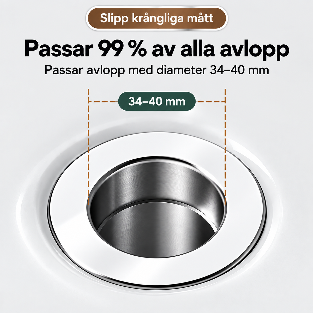 Pop-Up Avloppsfilter för Vask & Handfat